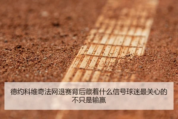 德约科维奇法网退赛背后藏着什么信号球迷最关心的不只是输赢（maiqiuwang）
